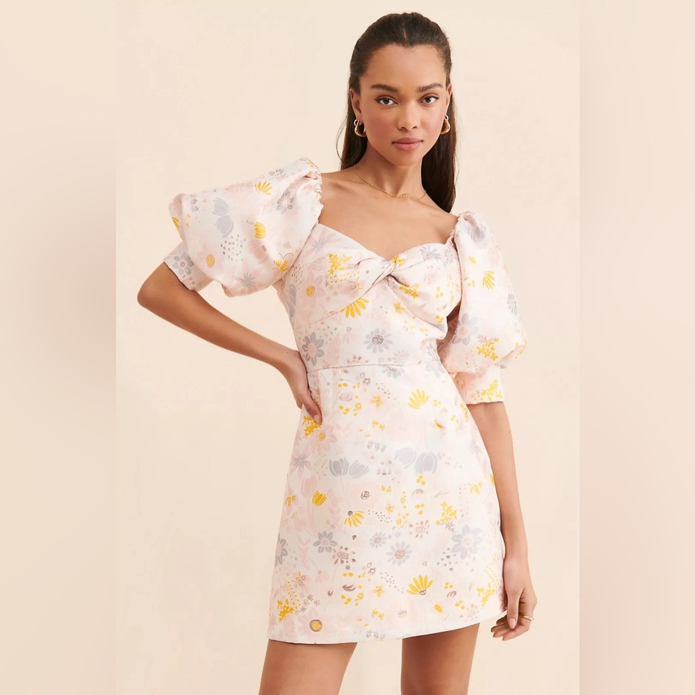 Hutch Floral Jacquard Dress